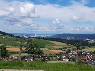 View direction Arisdorf/Basel