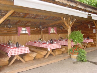 Jägerhütte - hier gibt es das Frühstück