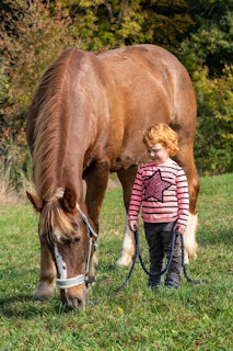 Die junge Pferdewirtin