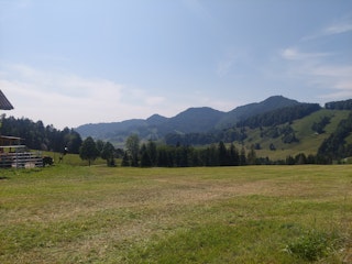 View towards Hintergoldingen from the camp