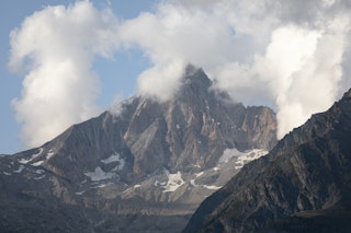 View of the magnificent Bietschhorn.