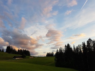 Evening atmosphere in the Emmental.