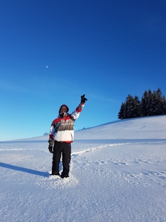 In winter on the Schallenberg
