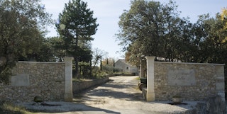 The entrance to our paradise in the Drôme provençale.