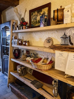 The "Specialités du terroir" corner with fine and homemade specialties of the region.