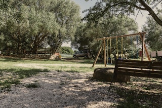 A small play area for younger children is available nearby.
