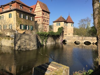 The moated castle