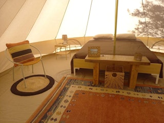 Detail of the tent