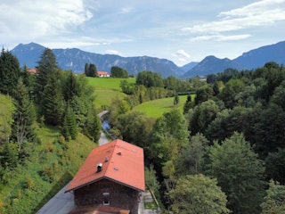 View in the direction of the access road to Fantenberg