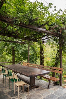 Outdoor dining area