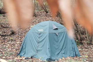 Le camp de tentes