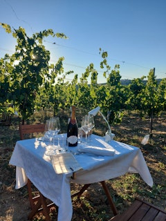 The ideal place for a romantic dinner or wine tasting