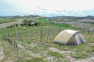 Der Zeltplatz unseres Camps