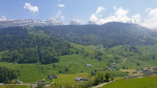 The impressive view of the Churfirsten.