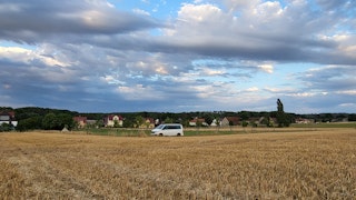 View of the adjacent village
