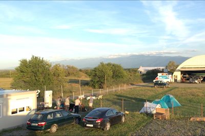 Lovley campsite at Sibiu-Magura Aerodrom