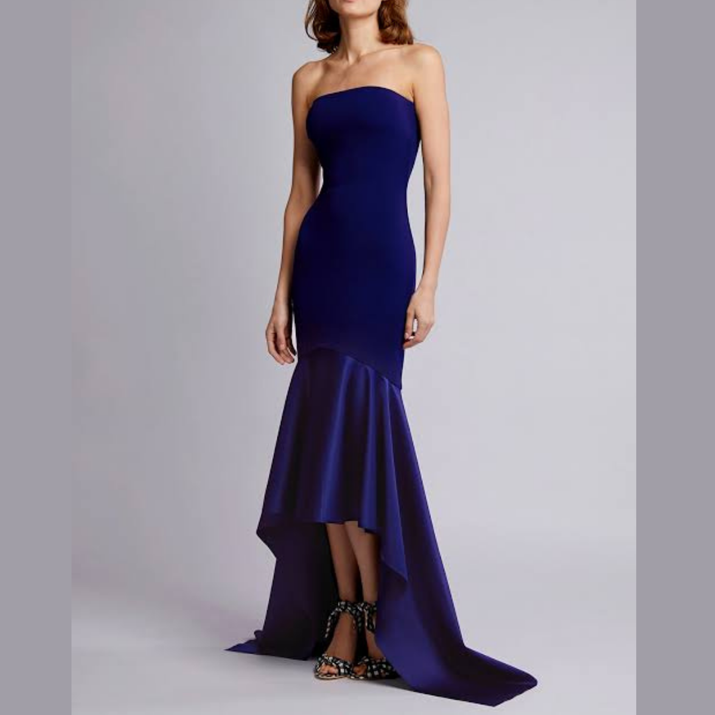 Vestido strapless Solace London azul - $3, | Gloset