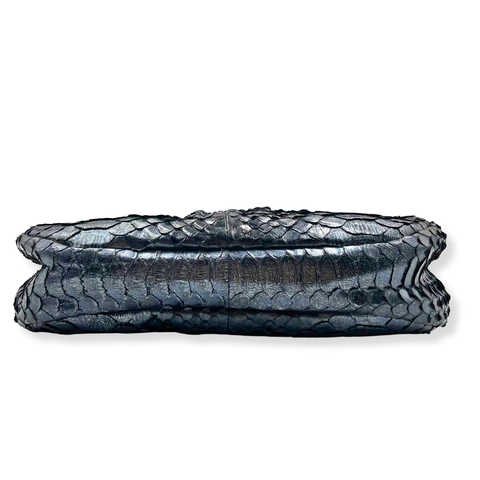 Chanel Chain Strap Pochette Python Mini | RentOui Chanel Chain Strap Pochette Python Mini | RentOui